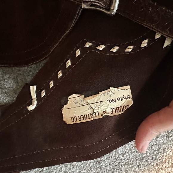 Fringed Brown Women's Chaps - Picture 2 of 12